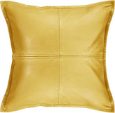 Genuine Leather Square Pillow Cover 27 SkinOutfit